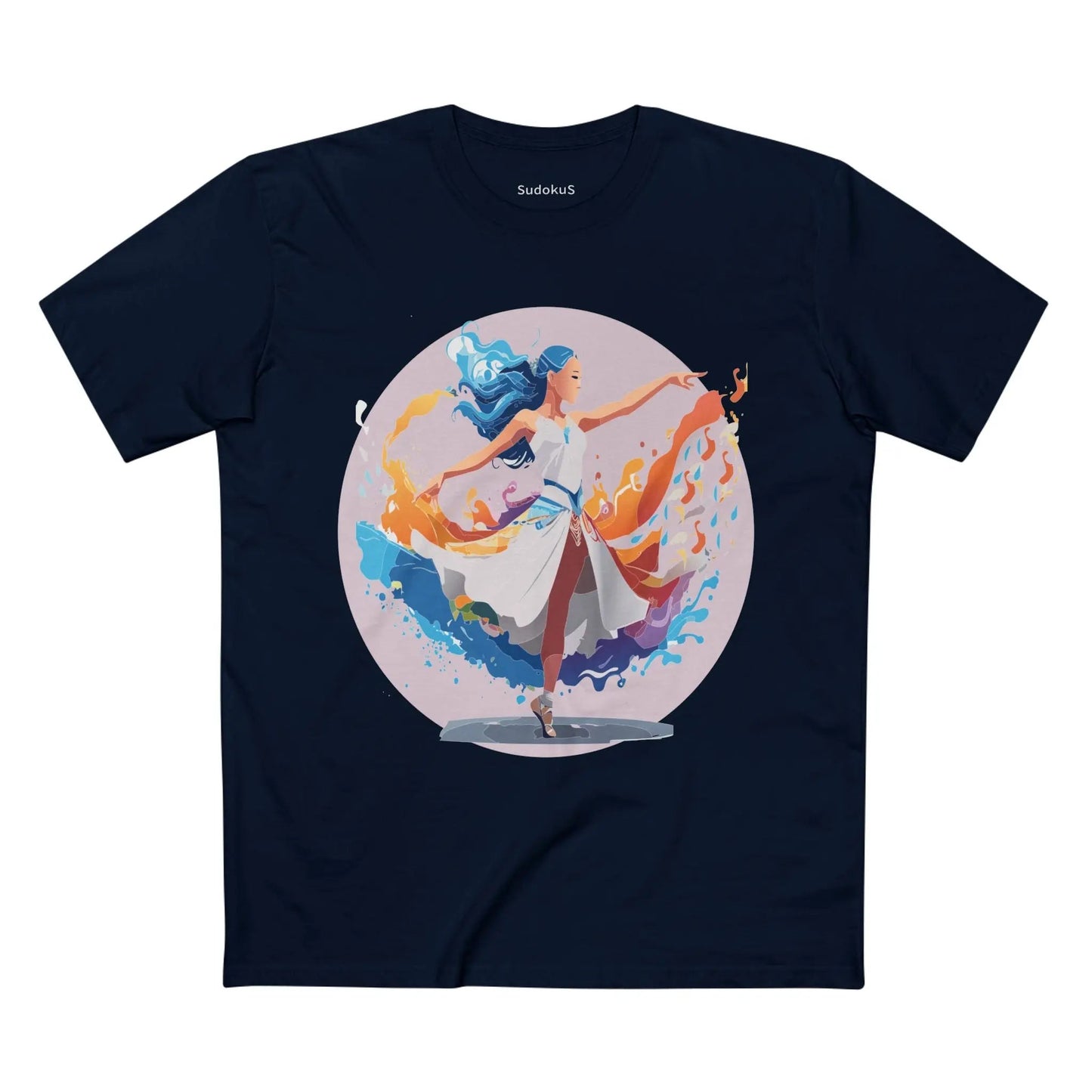 Dancer Graphic Unisex 100 Cotton Staple Tee 11