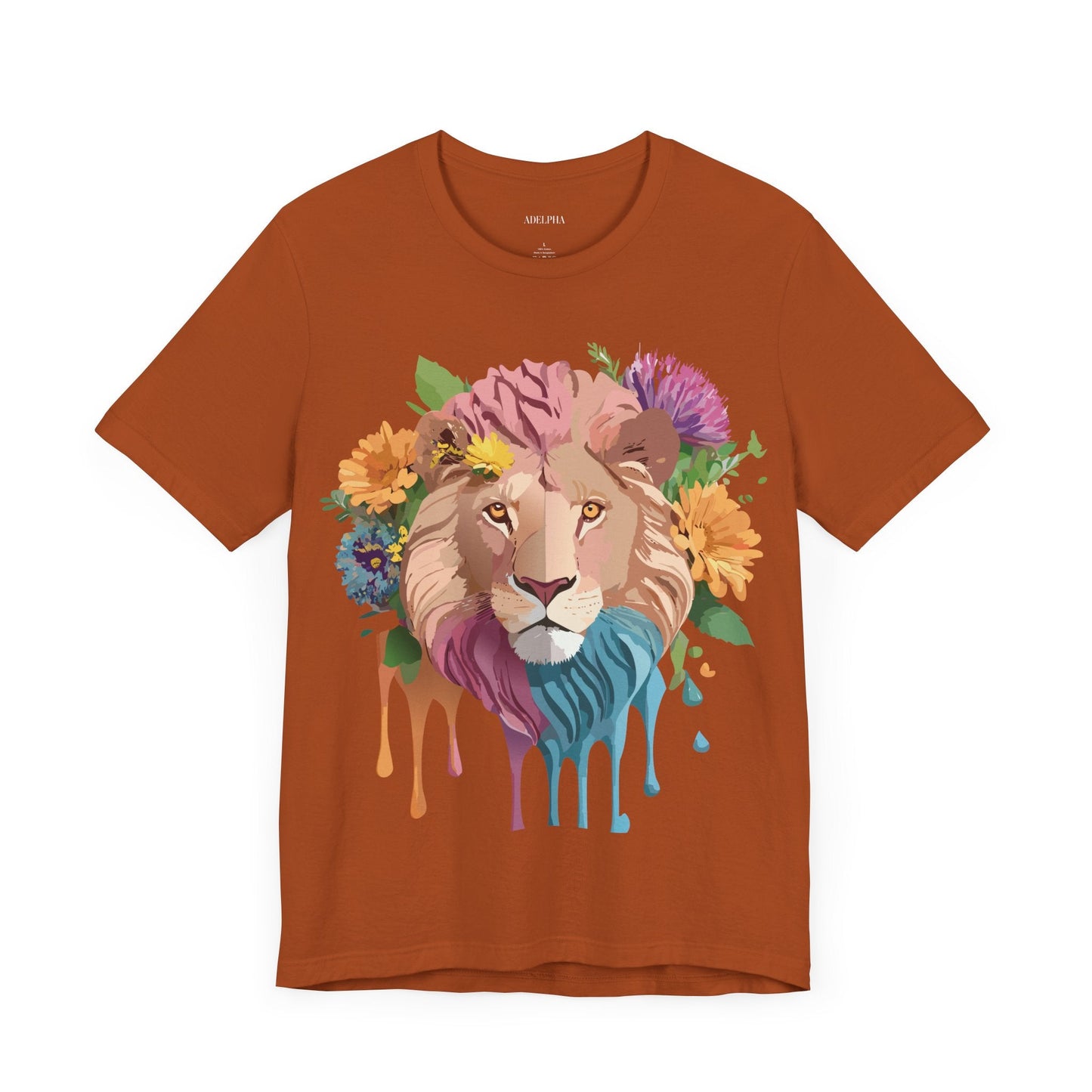 Lion Graphic Tee Unisex Jersey Short Sleeve Art Design Premium Vintage Inspired By Adelpha
