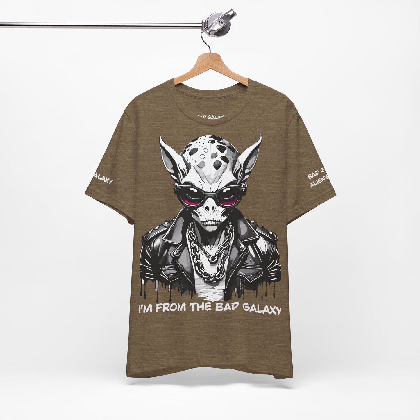 Alien Tee Shirt From Bad Galaxy Made To Order 100 Percent Cotton With Eco Friendly Inks