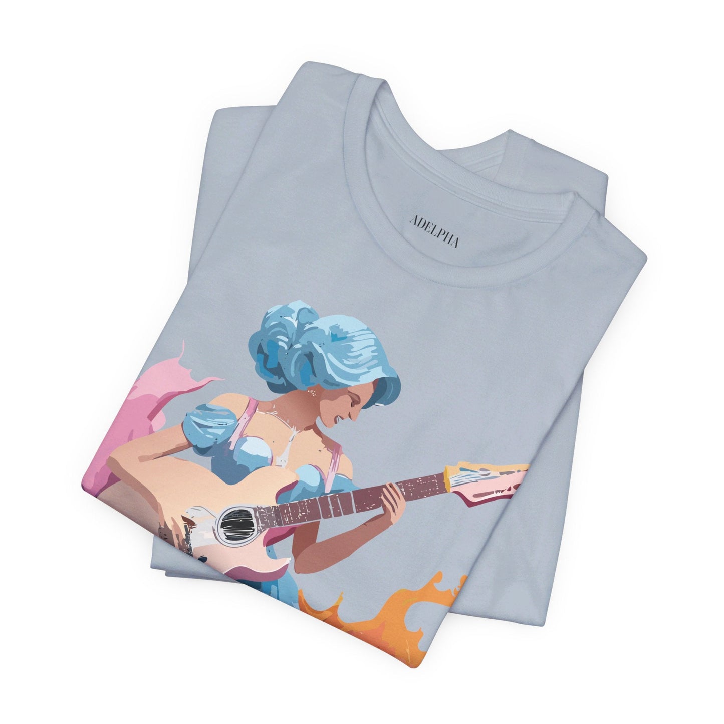 Music T Shirt Graphic Tee Unisex Adelpha Vintage Inspired Artwork Casual Everyday Wear