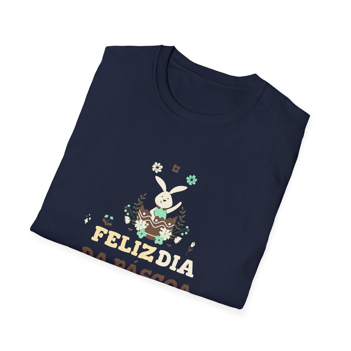 Easter Day T Shirt Unisex Softstyle Tee With Easter Design Print Gildan 64000 Comfort Fit