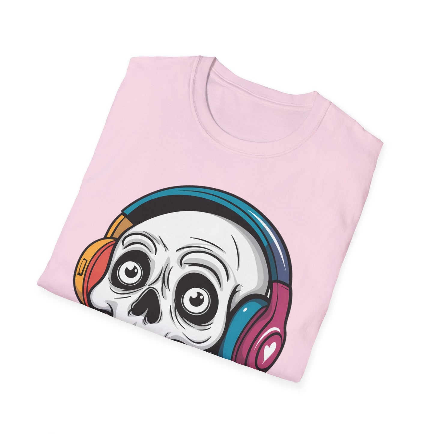 Skull Tee Shirt Unisex Skeleton Shirt With Skull Artwork Gildan Softstyle Cotton Tee