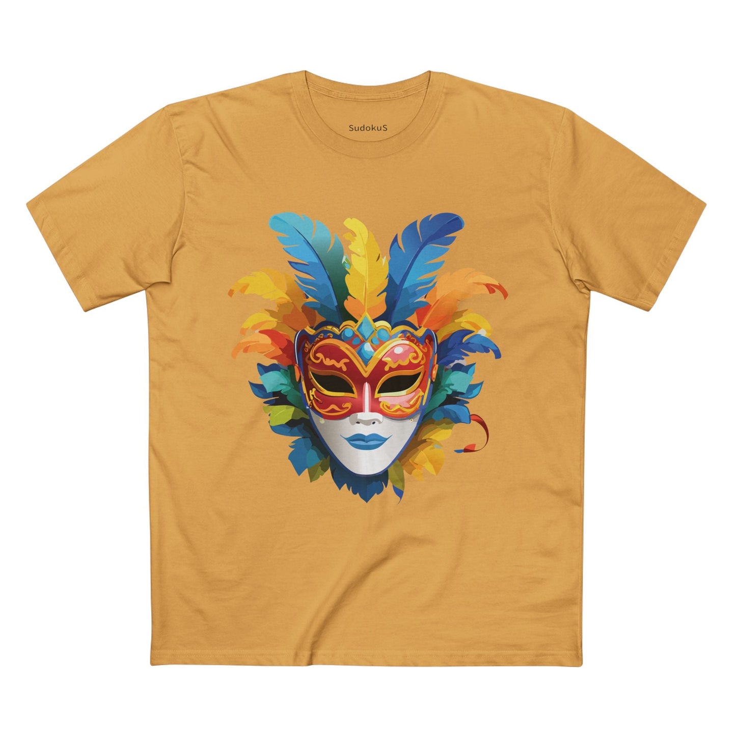 Mask Graphic Unisex 100 Cotton Staple Tee 35