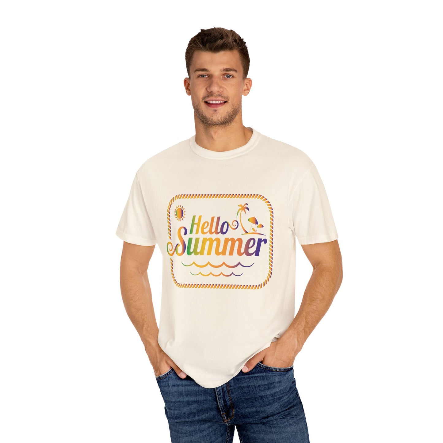 Unisex T-shirt with summer design