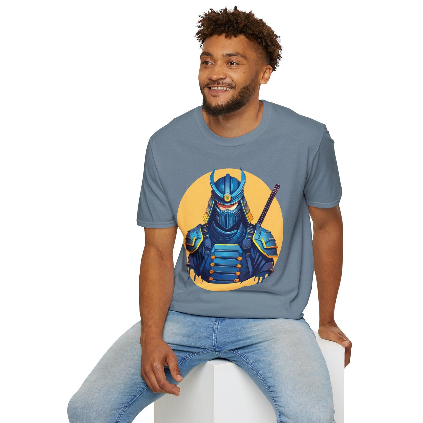 Samurai Shirt Unisex Softstyle T Shirt 100 Percent Ring Spun Cotton Tee For Everyday Comfort
