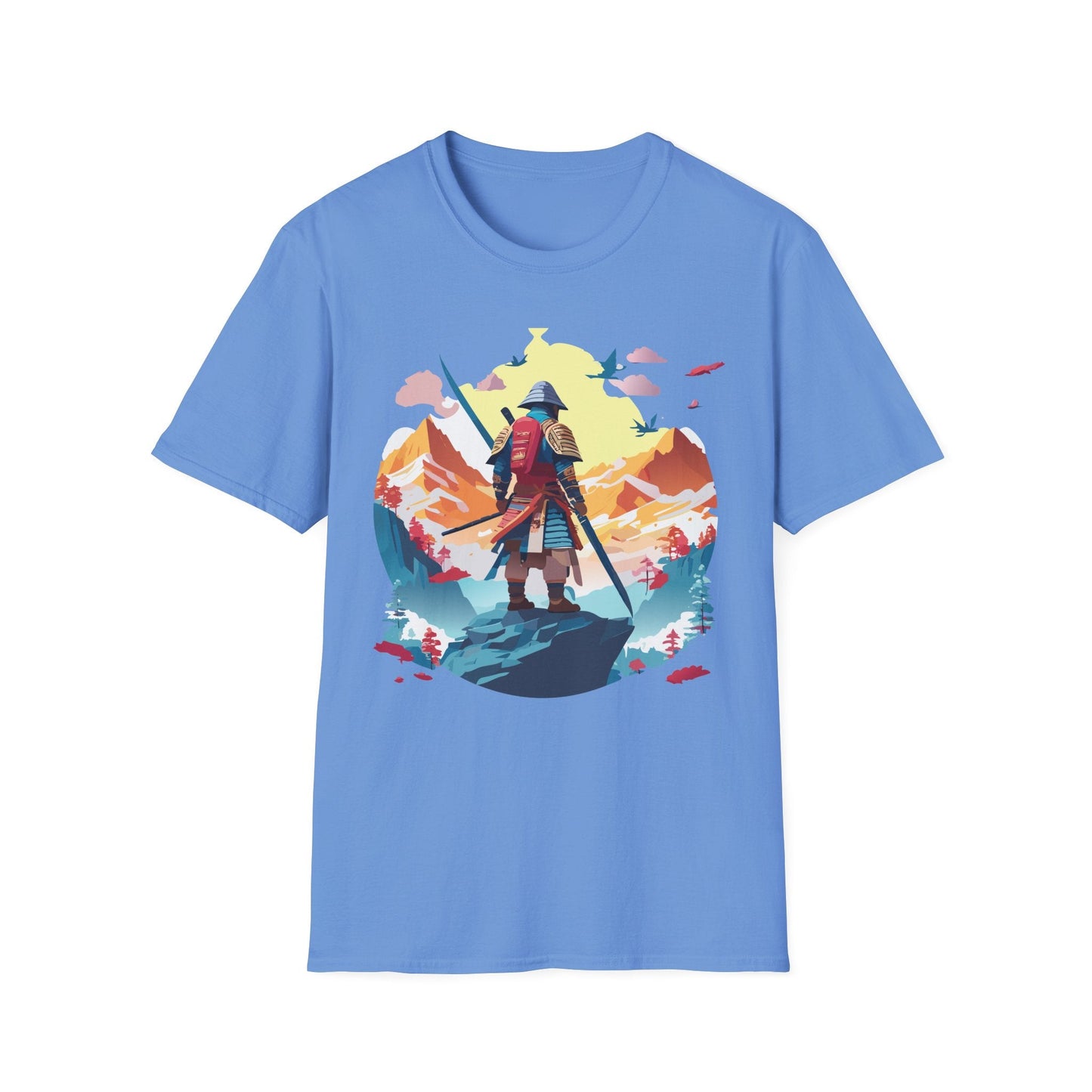 Samurai Shirt Unisex T Shirt Gildan Softstyle 64000 Cotton Tee For Everyday Comfort