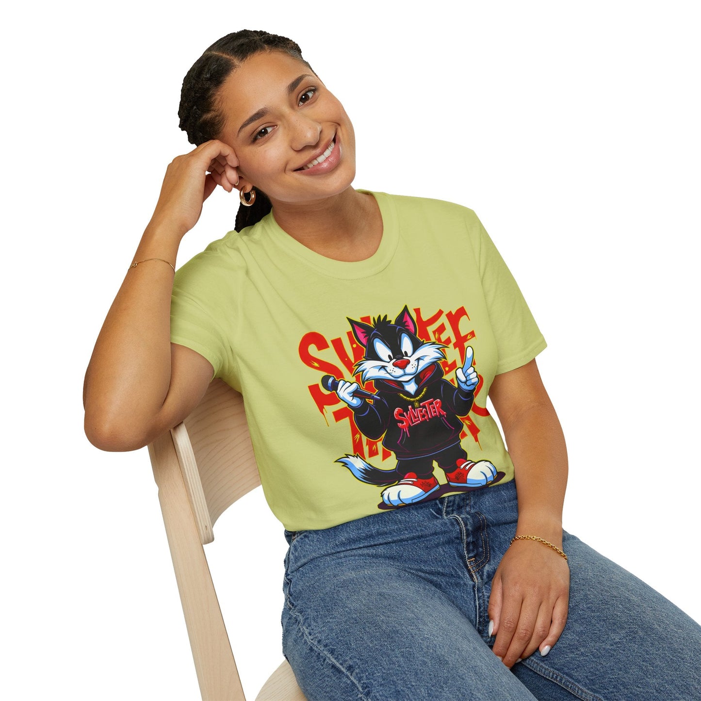 Gildan Softstyle Unisex T Shirt 100 Percent Ring Spun Cotton Cartoon Animation And Funny Animals Tee