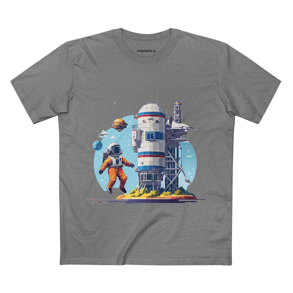 Cosmos Astronaut Graphic Tee Staple Unisex 100 Cotton Tee Shirt - CS-8