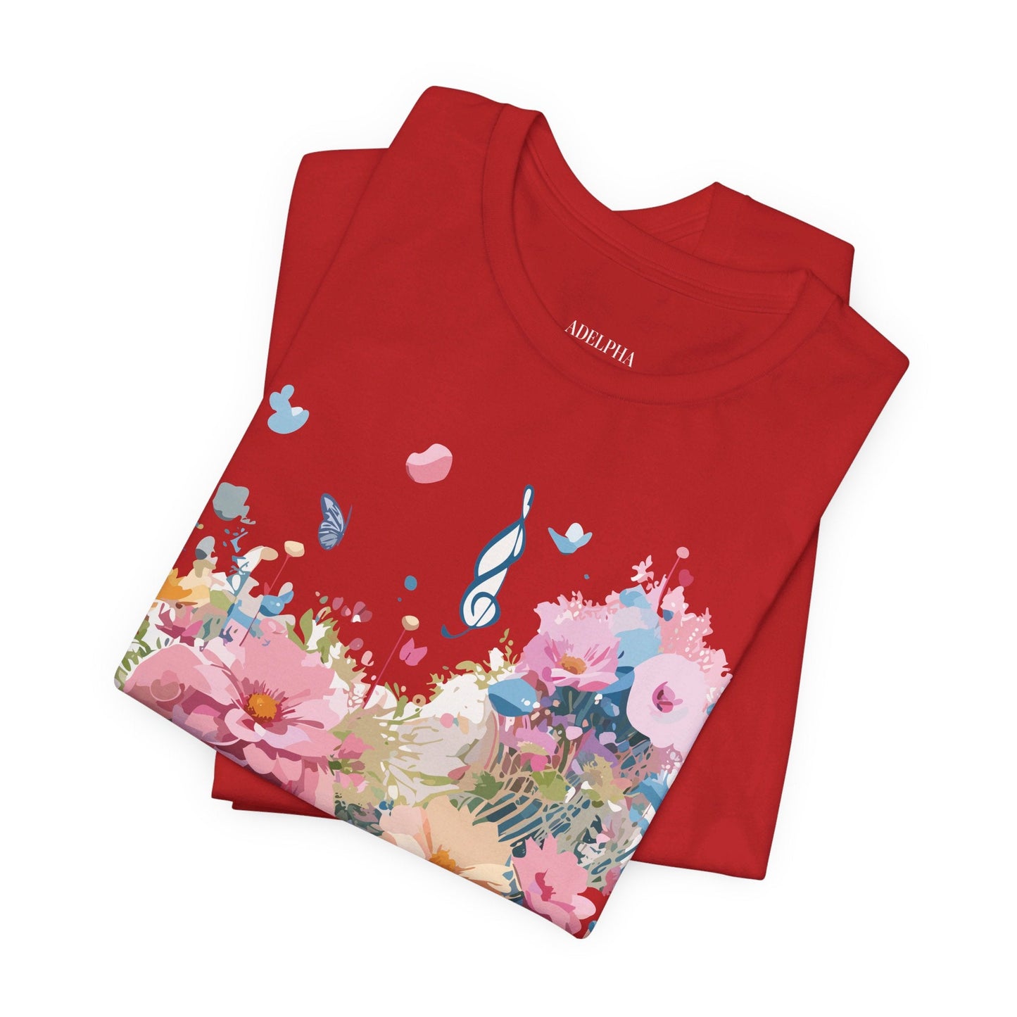 Music Graphic T Shirt Unisex Short Sleeve Jersey Tee Adelpha Vintage Inspired Art