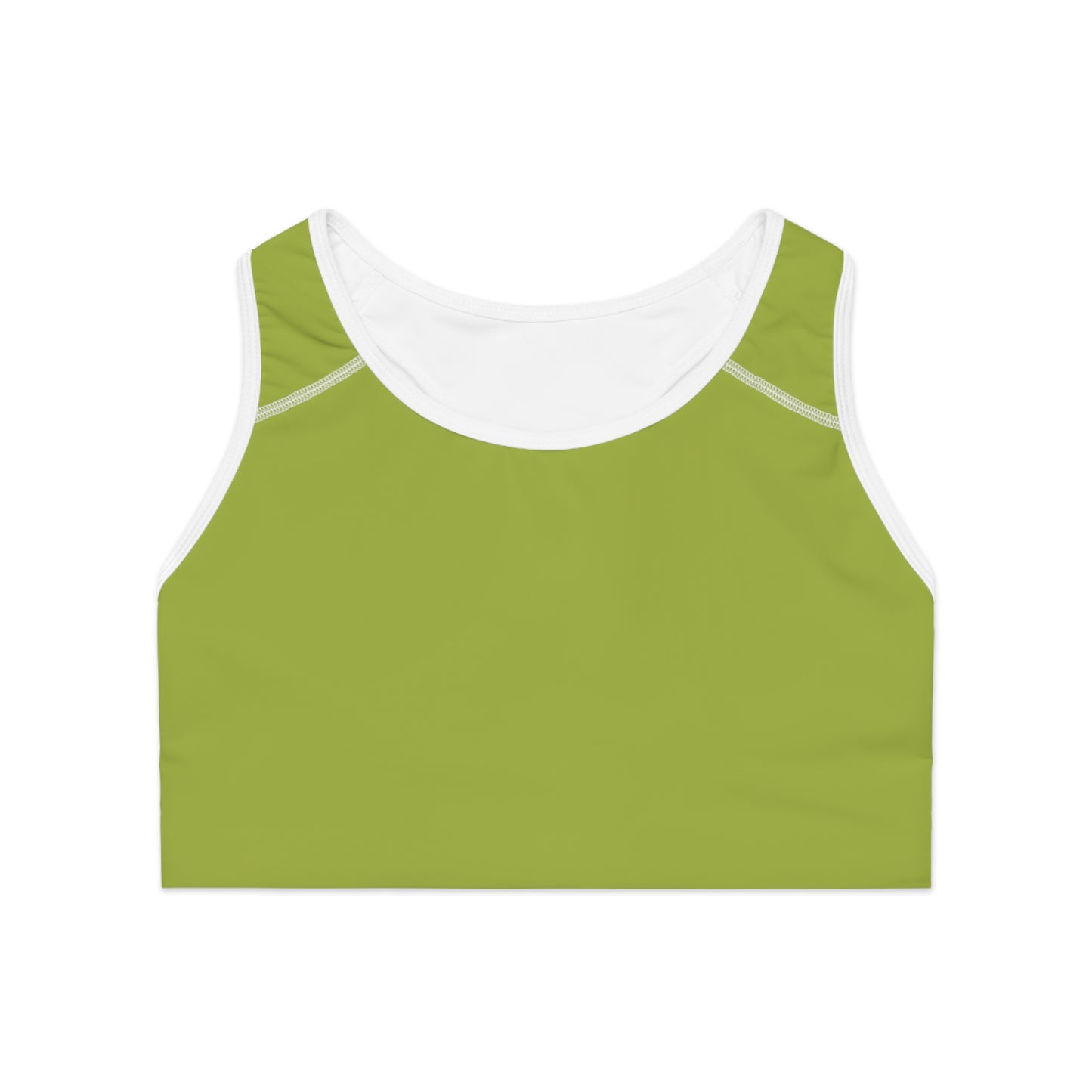 Green Color Sports Bra, Green Sports Bra 15