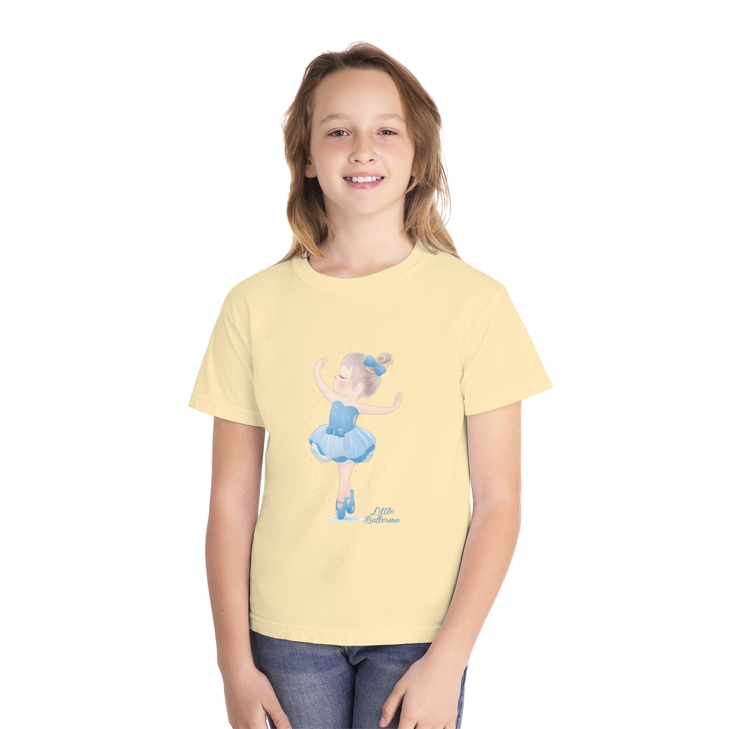 Youth Tee Shirt with Little Ballerina