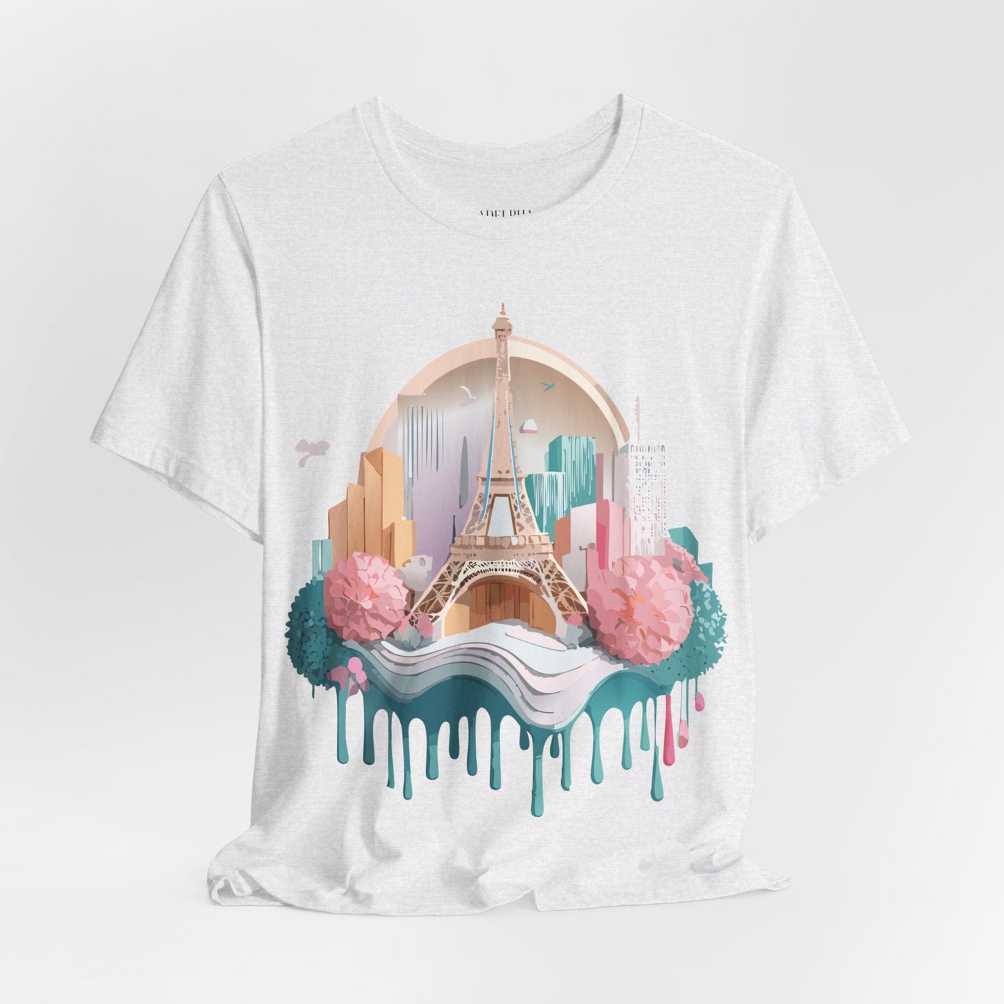 Paris Tourist Shirt Unisex Graphic Tee With Vintage Adelpha Artwork And Travel Style