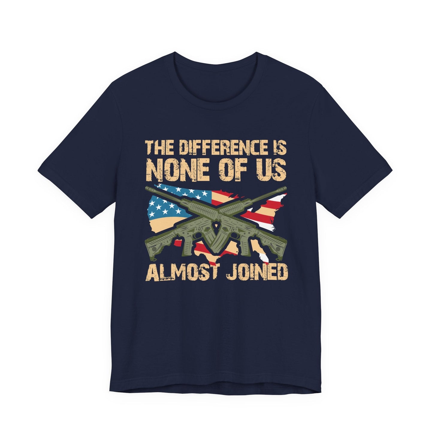 Army Veteran Patriotic Graphic Design Unisex Cotton T-Shirt v18