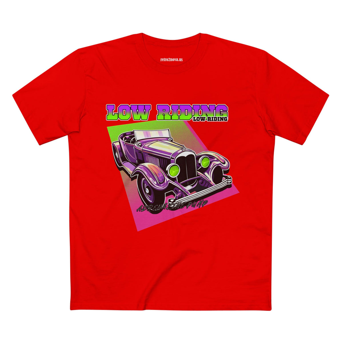Retro Car Vintage Graphic Tee Staple Unisex 100 Cotton Tee Shirt - RC-9