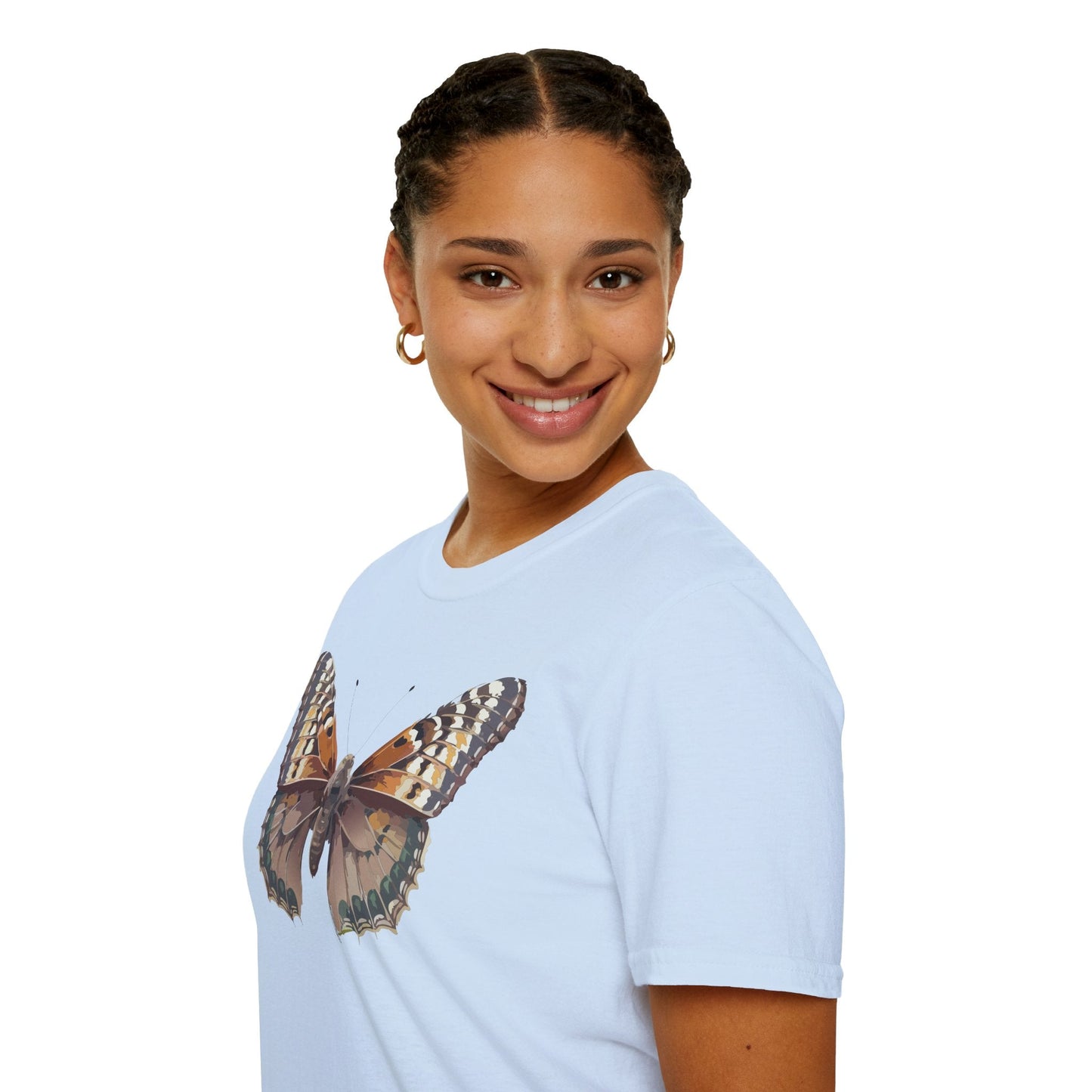 Monarch Butterfly Shirt Unisex T Shirt Design Gildan Softstyle 64000 100 Percent Ring Spun Cotton