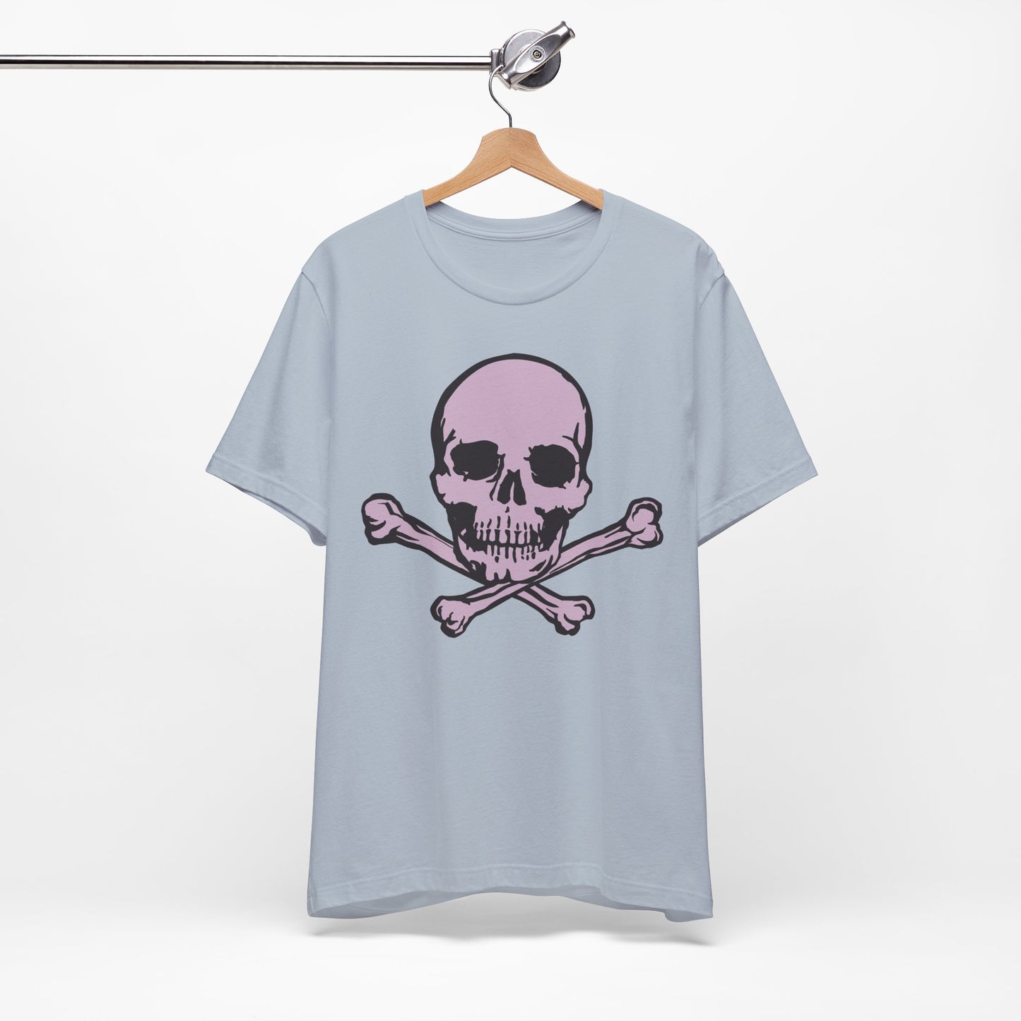 2-Pink Skull Graphic Design Tee, Skull Shirt, Vintage Tees, Art Design T-Shirt, Vintage Graphic Tee, Art Shirts with Skulls