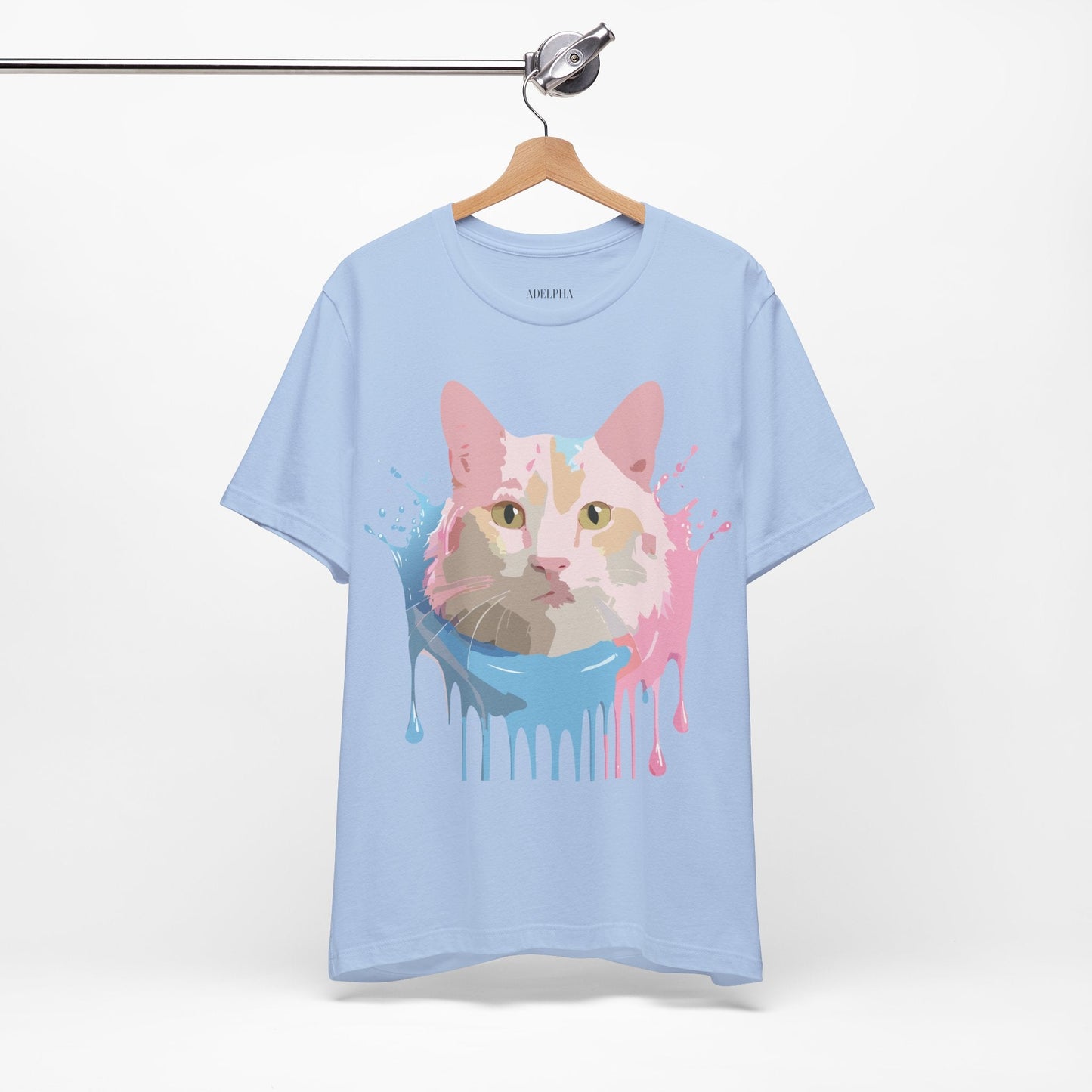Cat Graphic Tee Unisex Vintage Style Shirt Adelpha Art Design