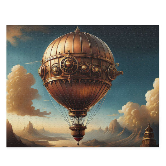 Hot air balloon Puzzle 500-Chipboard Pieces in Box | Kids Puzzles Size: 16" x 20",  Ages 9+ and Family pn50