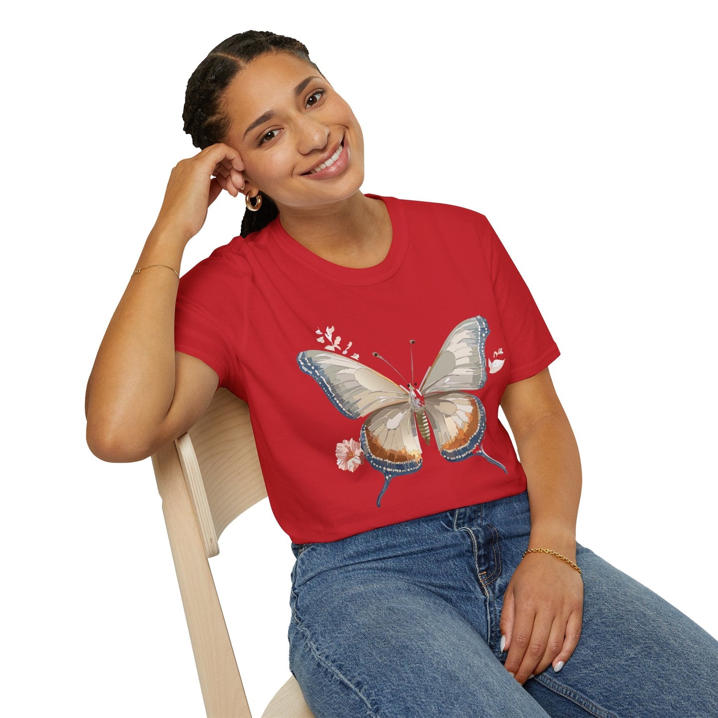 Butterfly Shirt Unisex Softstyle T Shirt Gildan 64000 Monarch Butterfly Tee Everyday Comfort