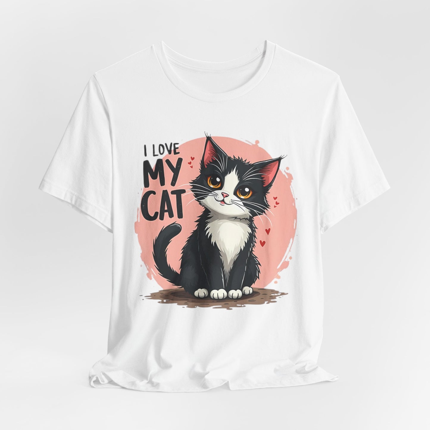 I Love My Cat Shirt, Cat Tee Shirt, Funny Kitty T-Shirt, Kitty Top, Animal Tees, Funny Animal T-Shirt, Graphic Tee