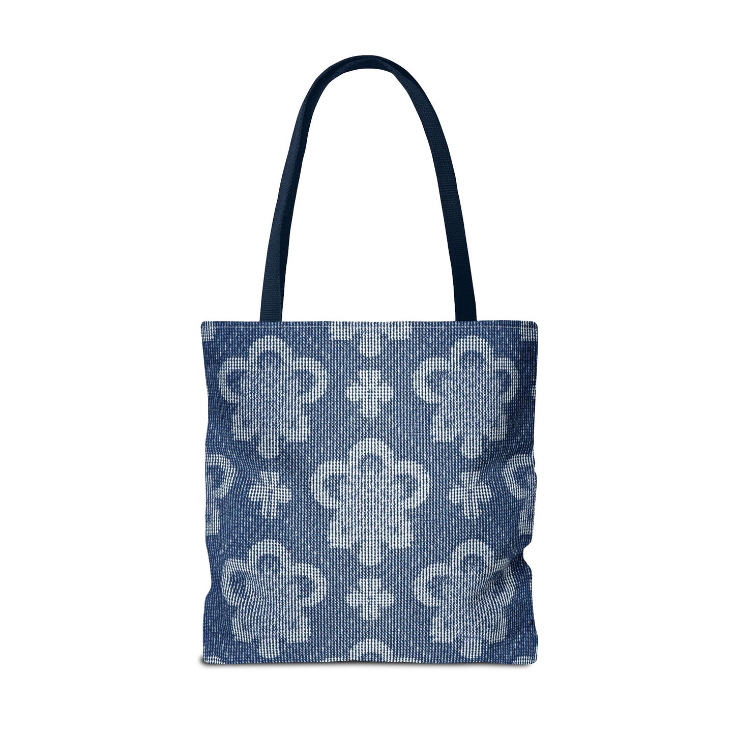 Denim Fabric Imitation Print Unisex Canvas Bag Poly Spun 3 Sizes Tote Bag 108