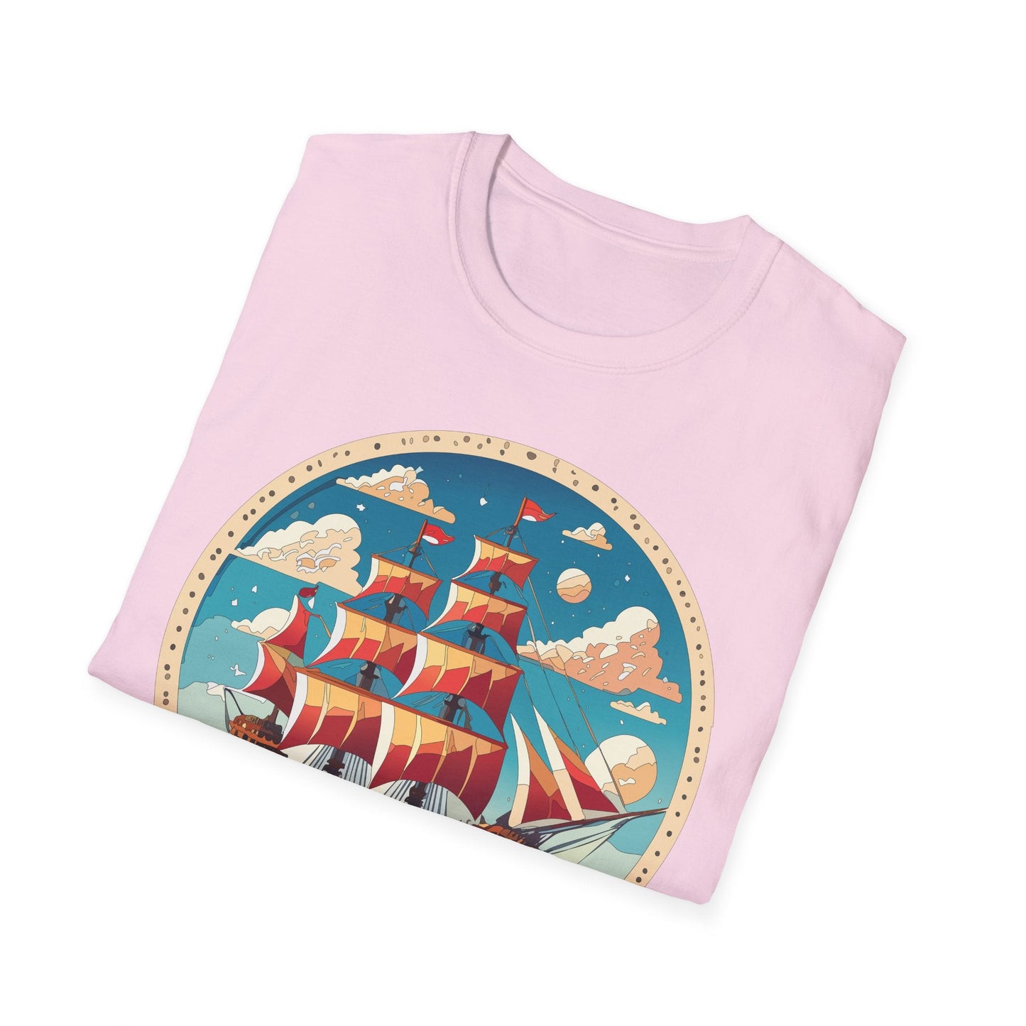 Unisex Ship T Shirts Frigate T Shirts Vessel Tee Shirt Gildan Softstyle 64000 Premium Cotton