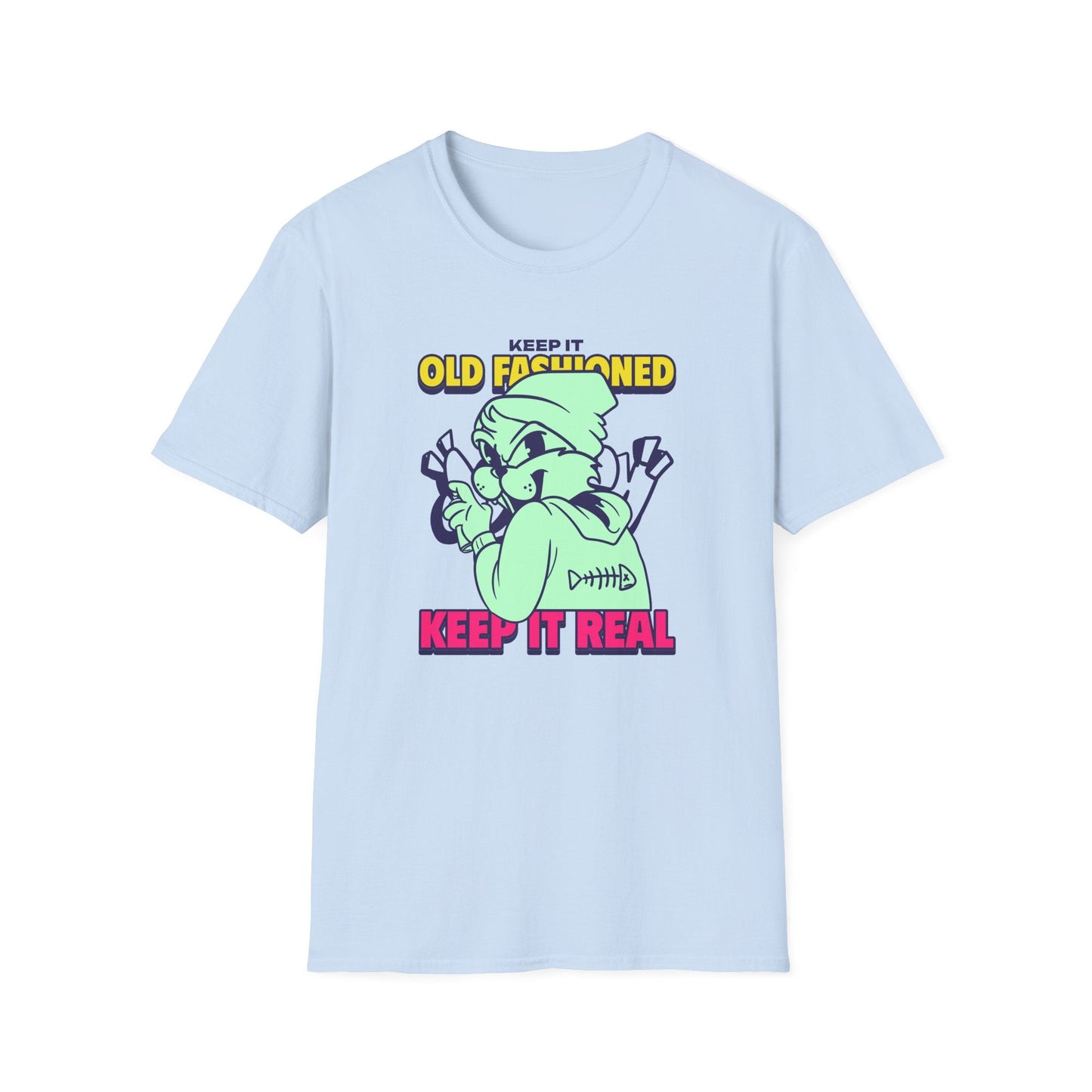 Funny Animals Tees Unisex T Shirt Gildan Softstyle 64000 100 Percent Ring Spun Cotton