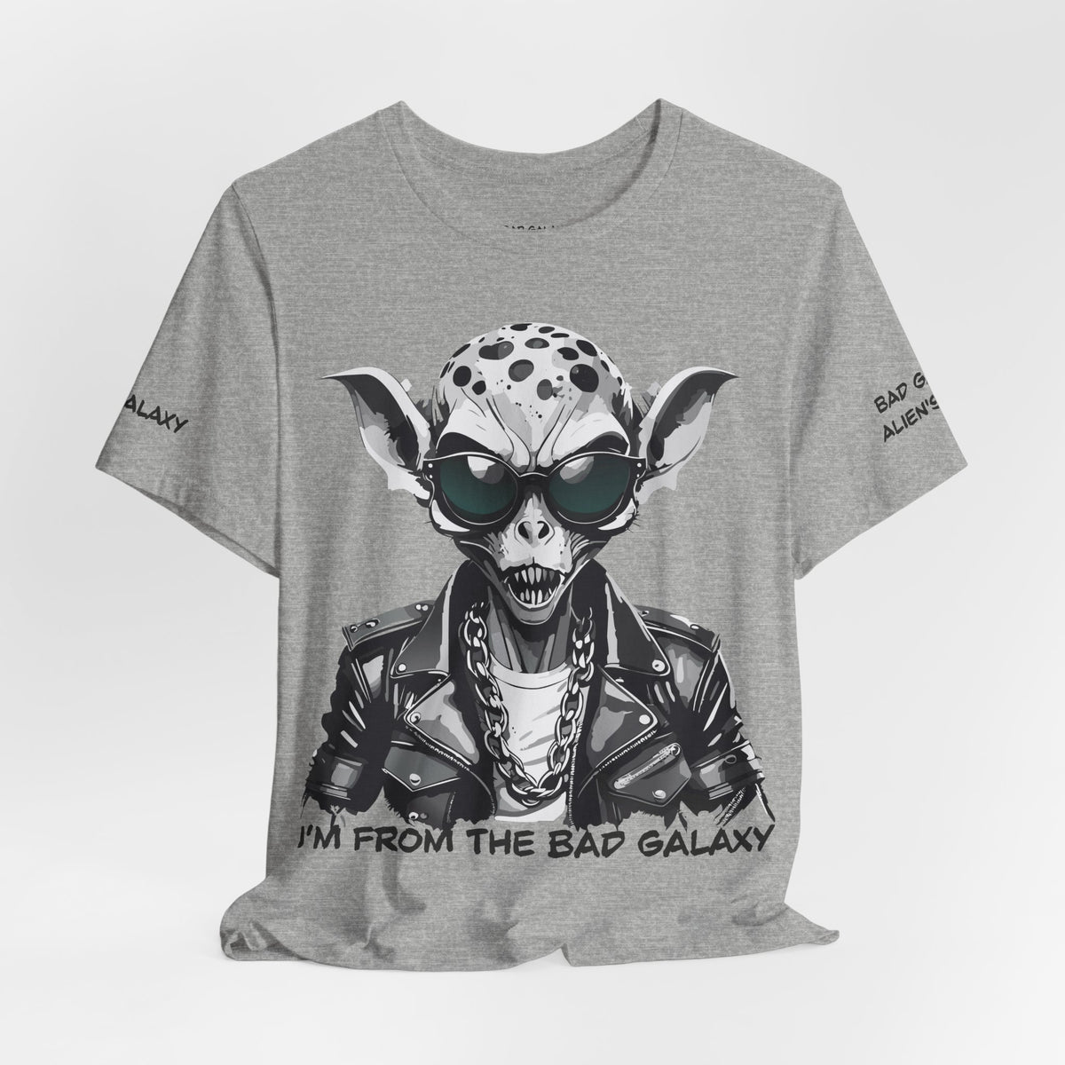 Alien Graphic Unisex Cotton Bella+Canvas Tee with Art Design b61