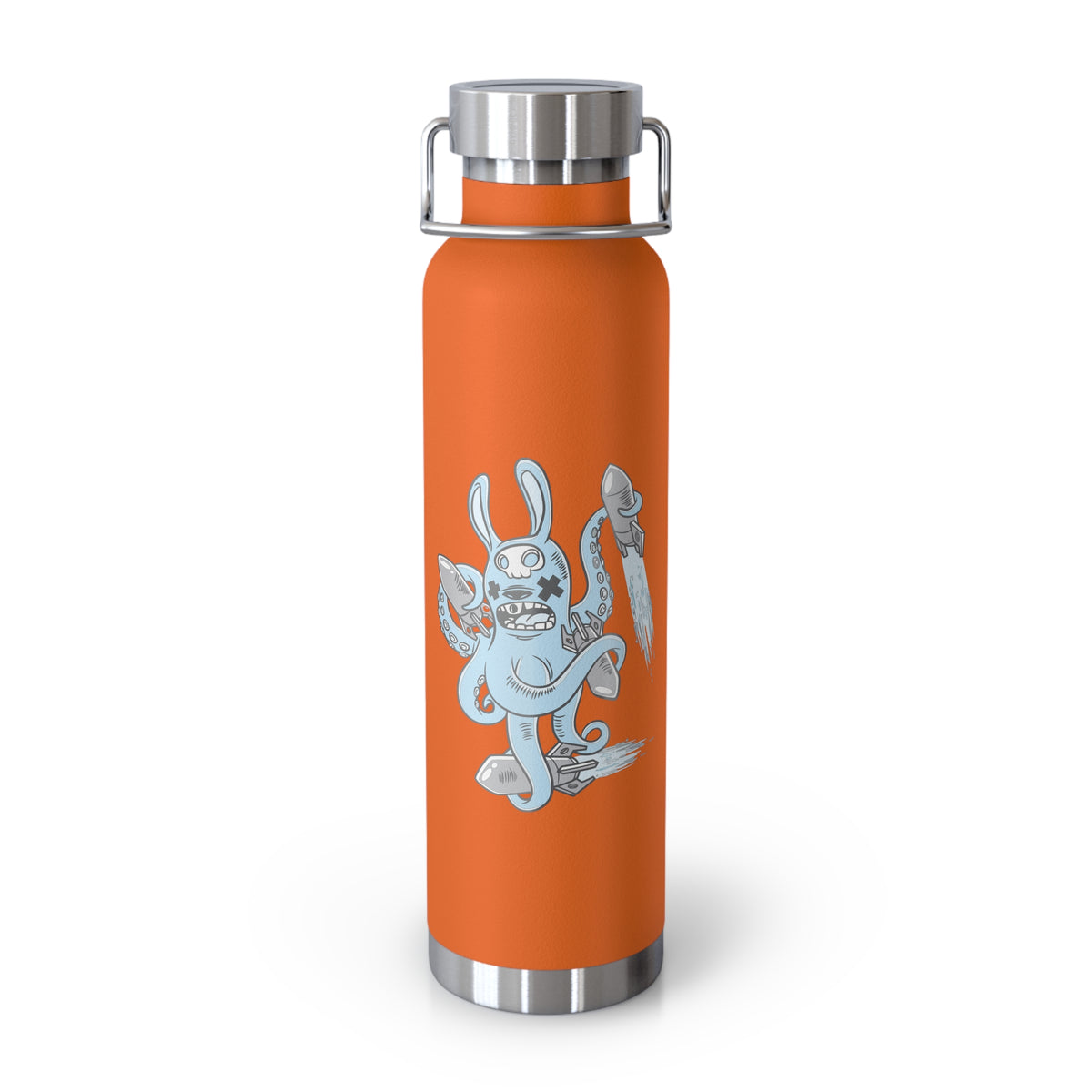 22oz Copper Insulated Water Bottle with Cartoon Design - CV74