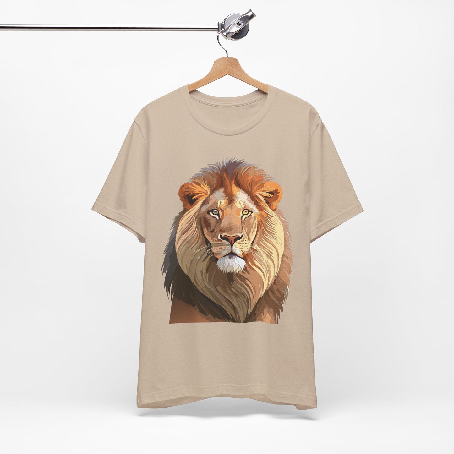 Unisex Animal Graphic Tee Shirt With Wild Animals Art Design For Everyday Wear Casual