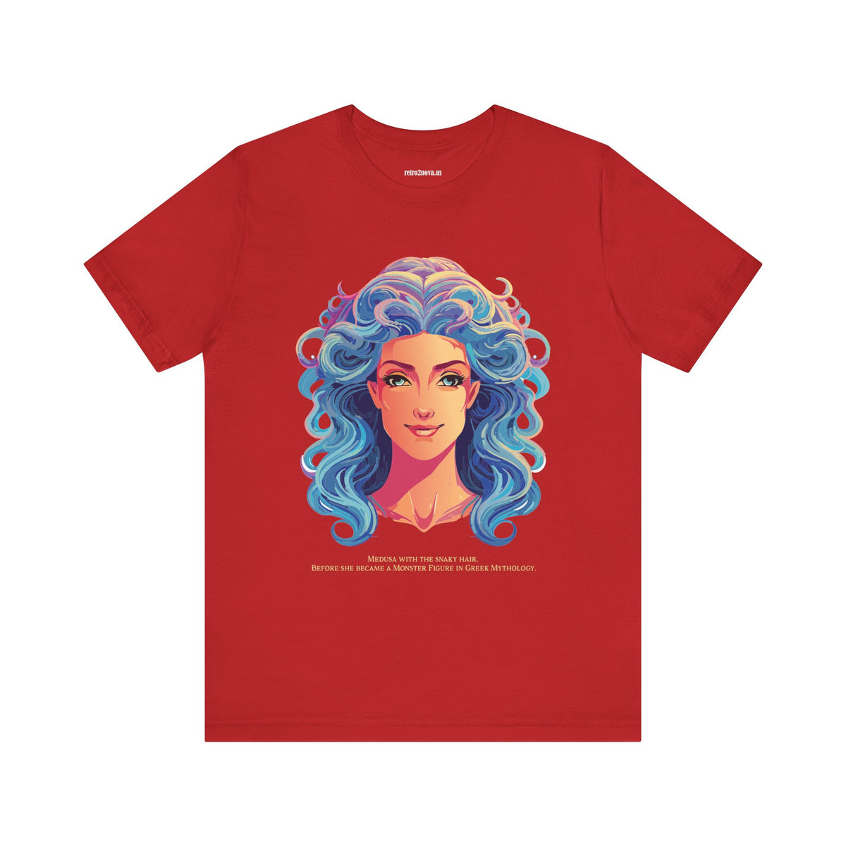 Goddess Graphic Unisex Cotton Bella+Canvas Tee with Medusa