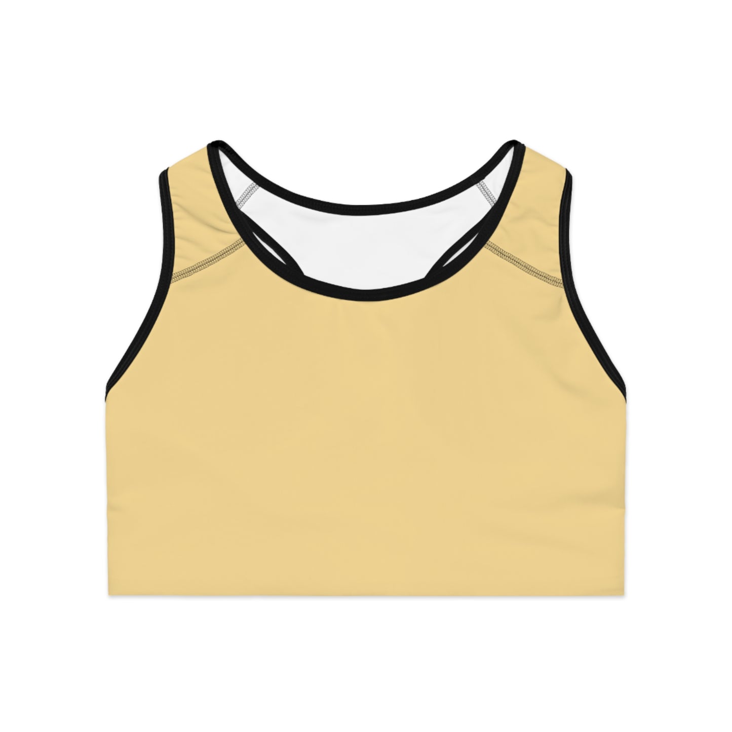 Yellow Color Sports Bra, Yellow Sports Bra 7