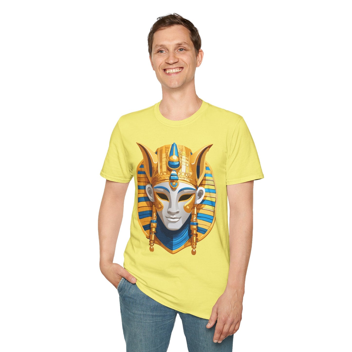 Mask Tee Shirt Unisex Masquerade Design Artwork Gildan Softstyle 64000 Cotton Tee