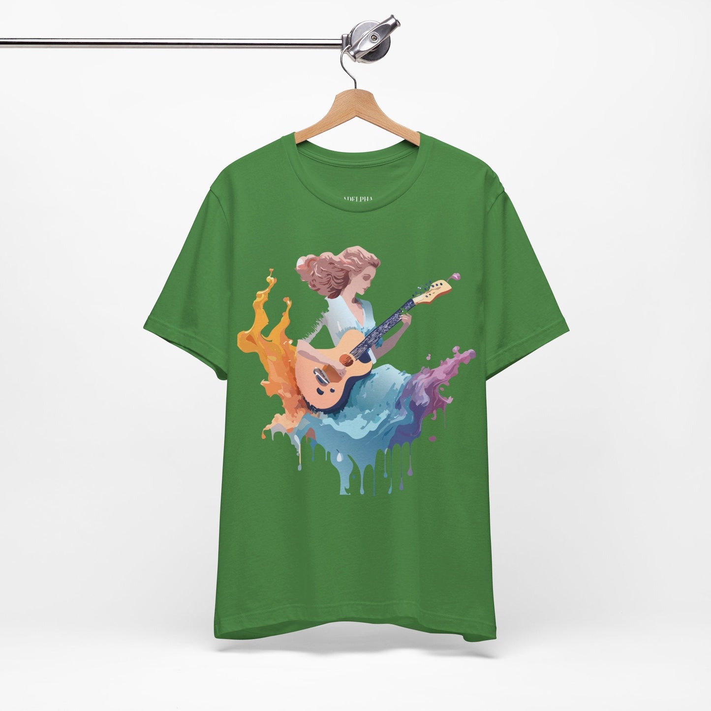 Adelpha Music Graphic Tee Unisex Vintage Inspired Art Design Short Sleeve T Shirt