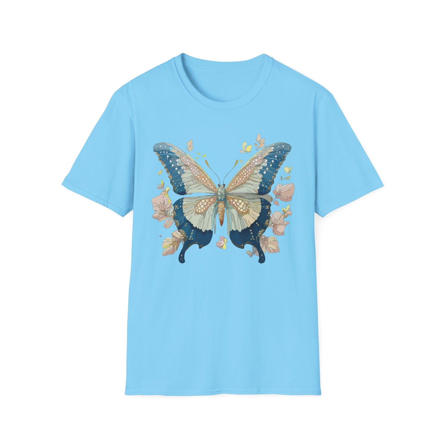 Butterfly Shirt Unisex T Shirt Monarch Butterfly Softstyle Gildan 100 Cotton Tee