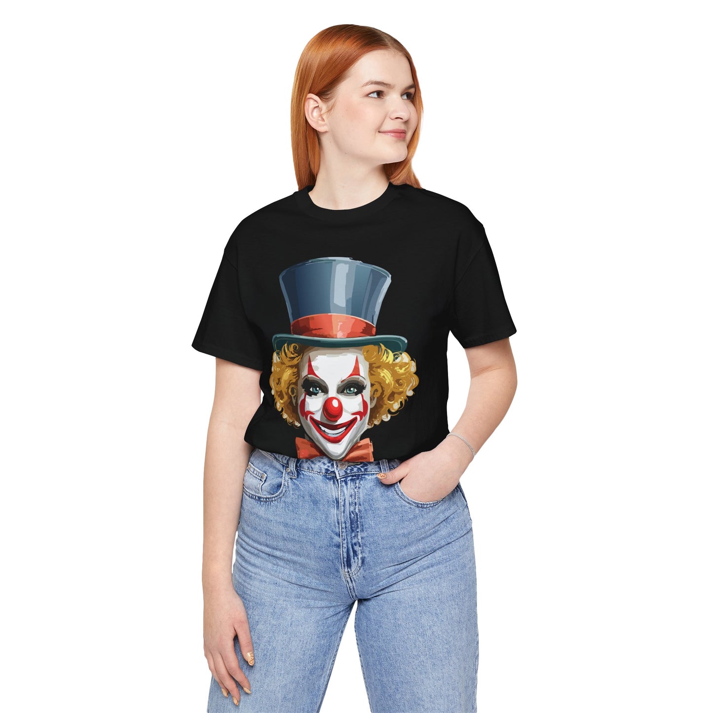 Clown Shirt, Funny Shirt, T-Shirt with Clown, Funny Art Design Tee, Circus Tees, Circus T-Shirt, Unisex Humor Wear 11