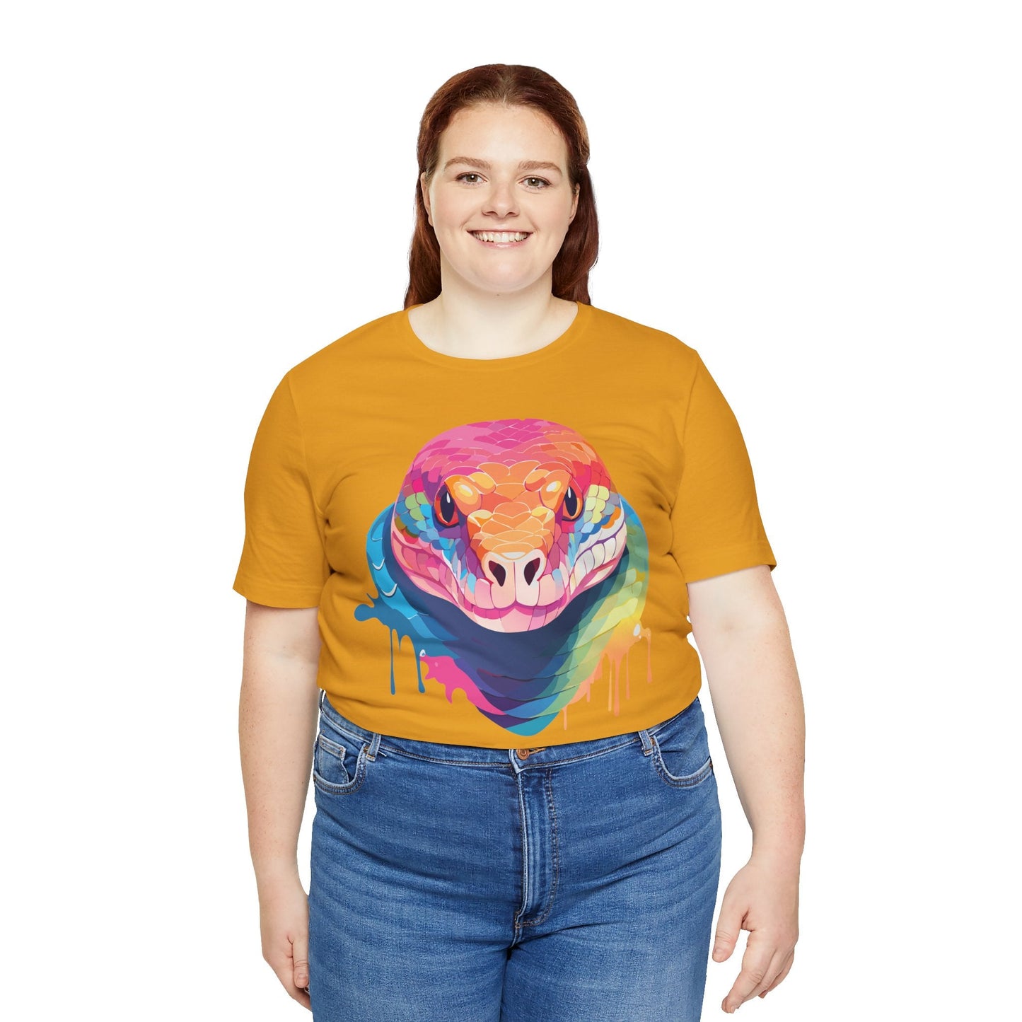 Unisex Animal Shirt With Art Design Wild Animals Graphic Print Casual Short Sleeve Tee