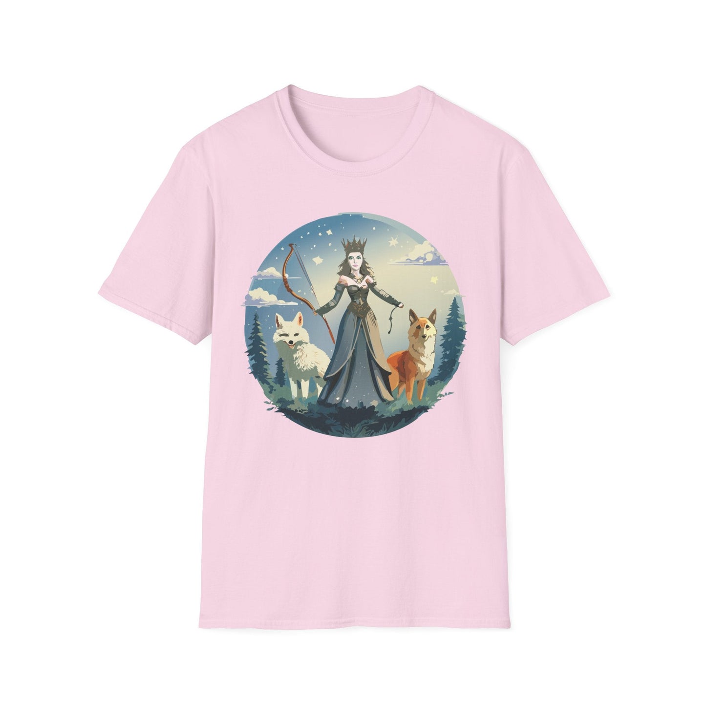 Women Graphic T Shirt Art Design Tee Unisex Softstyle Cotton Gildan 64000 Premium Comfort