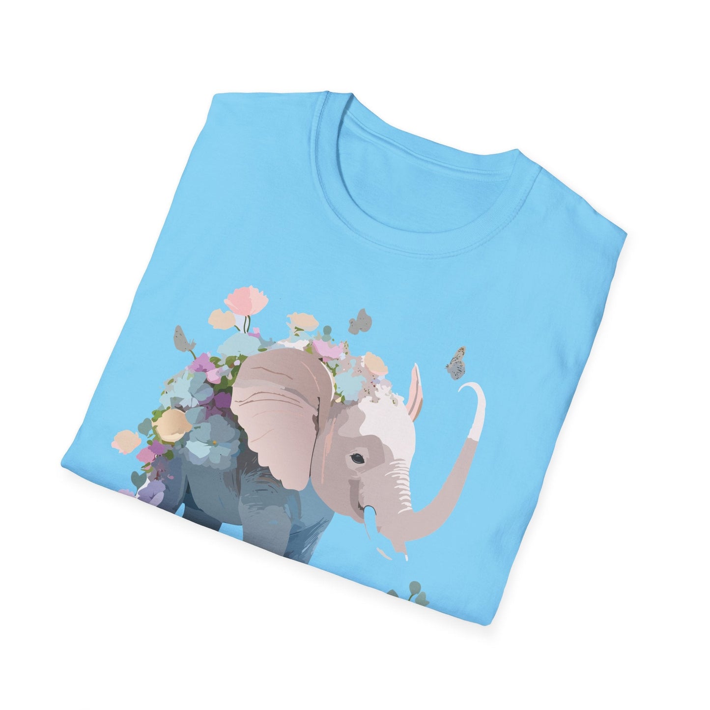 Elephant T Shirt Unisex Softstyle 64000 Elephant Tee Premium Comfort Everyday Wear