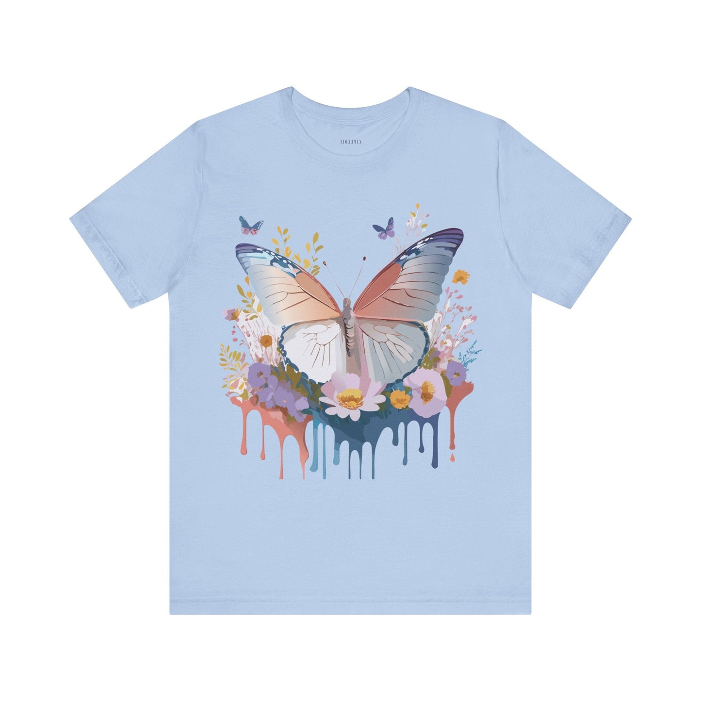 Butterfly Graphic Tee Unisex Vintage Art Design Adelpha Collection