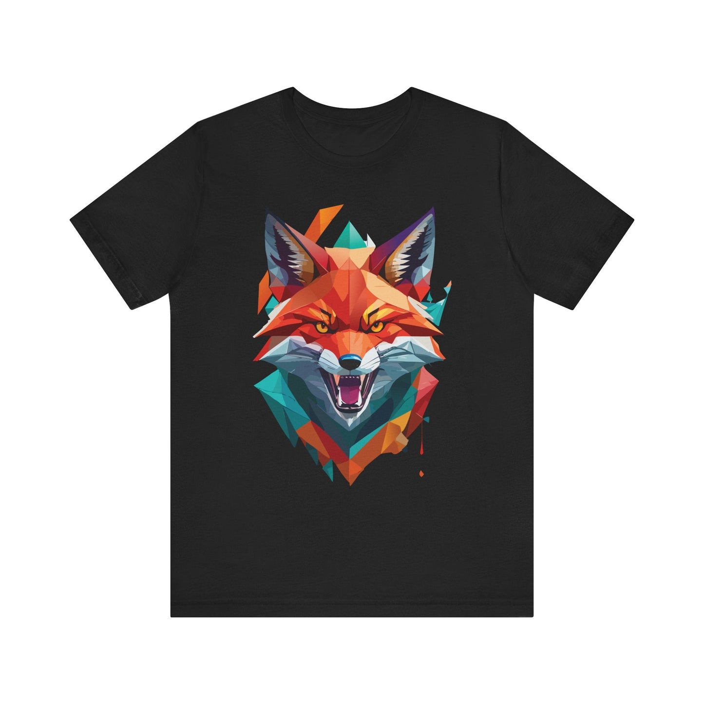 Unisex Animal Print Tee Shirt With Wild Animals Art Design For Men Women Soft Cotton