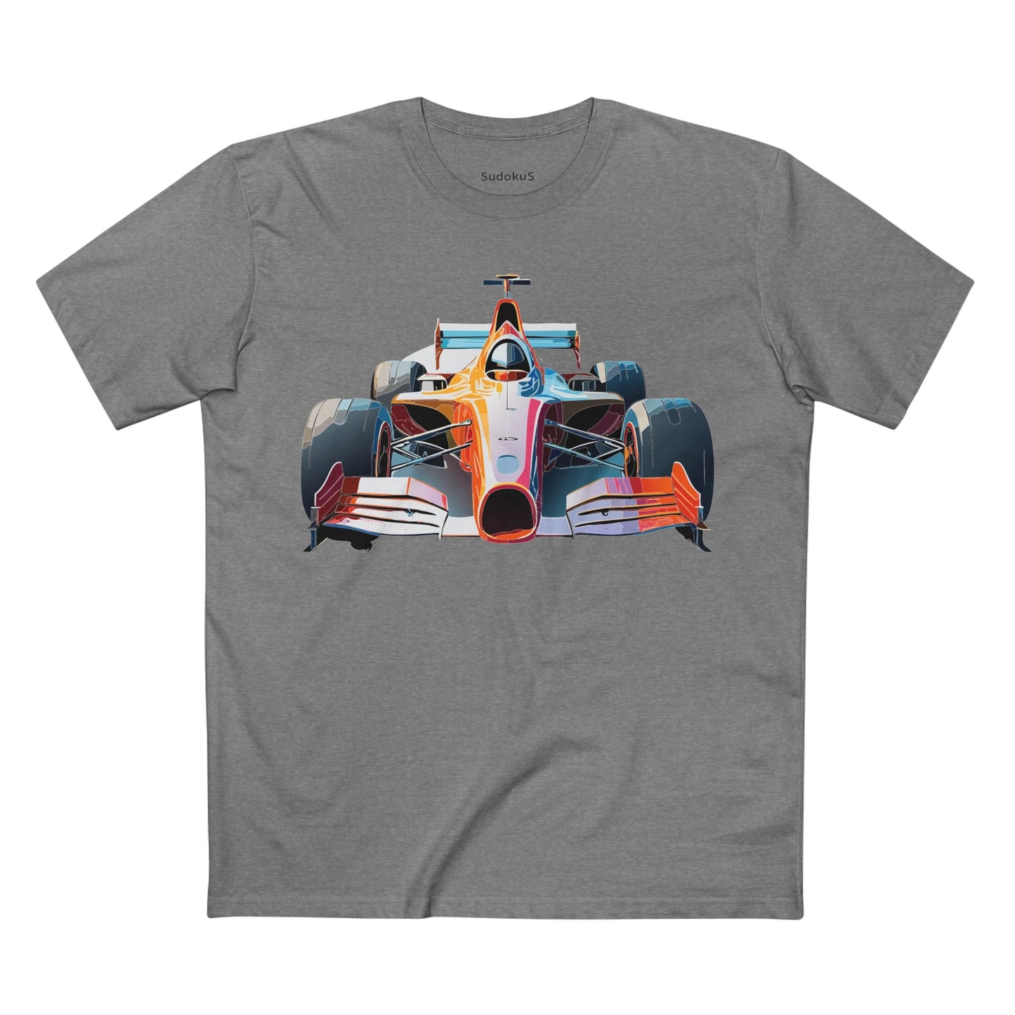 Car Graphic Unisex 100 Cotton Staple Tee 8