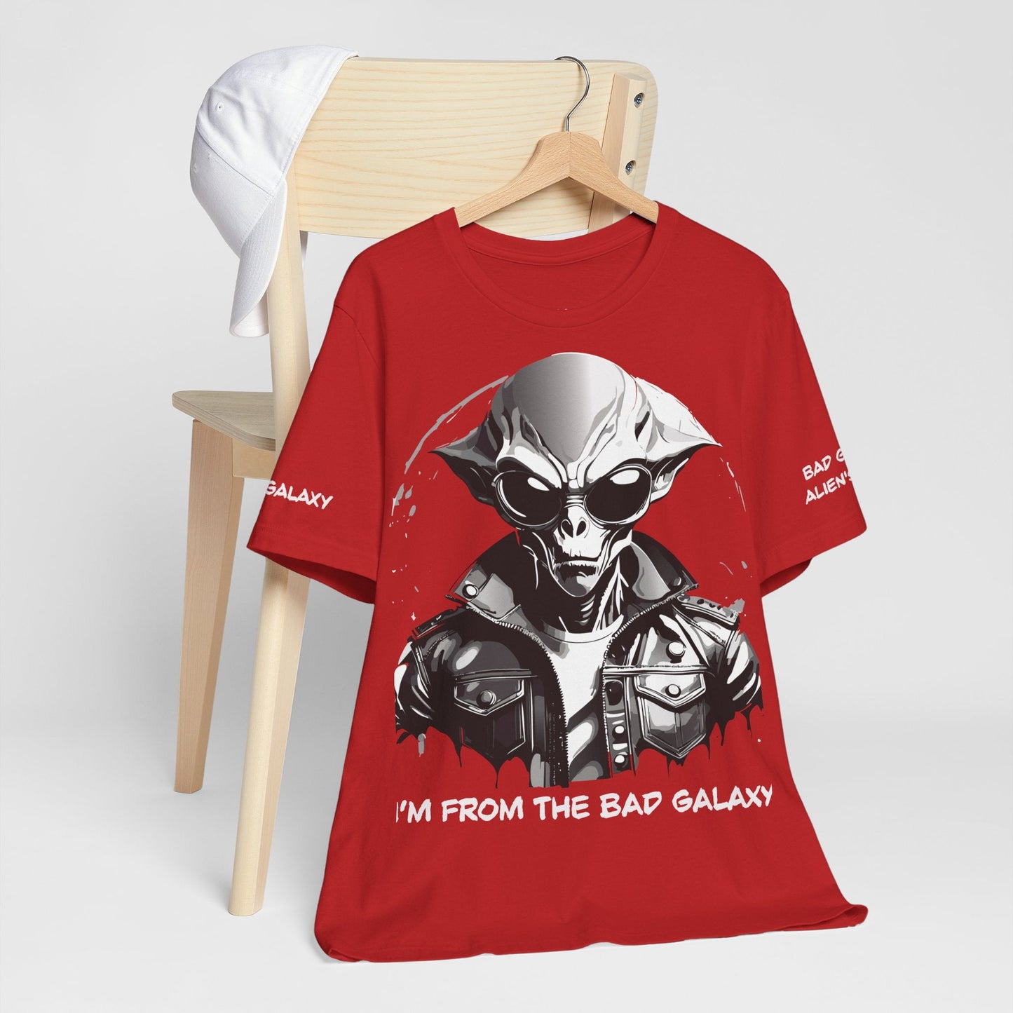 Alien Tee Shirt From Bad Galaxy Made To Order 100 Percent Cotton Lightweight Free Shipping