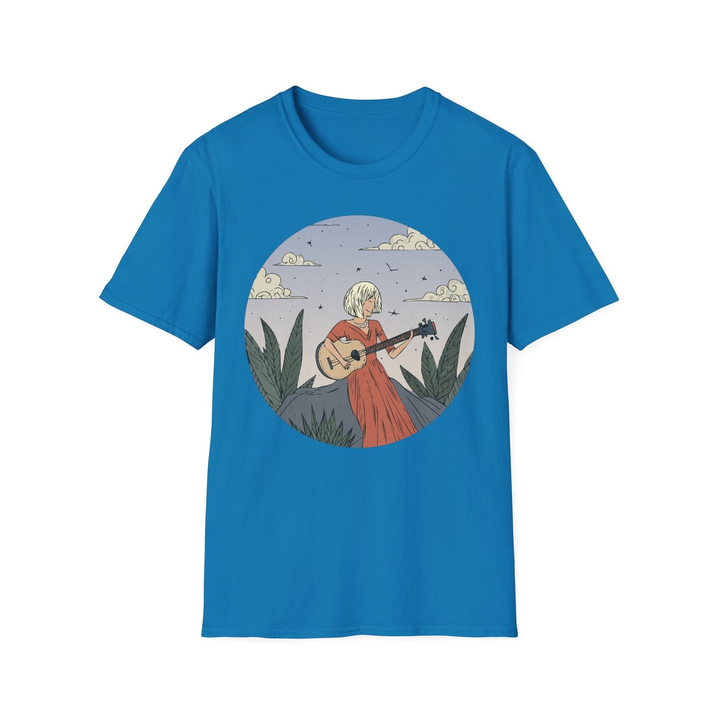 Womens Graphic T Shirts Art Design Tee Unisex Softstyle Gildan 64000 100 Percent Cotton