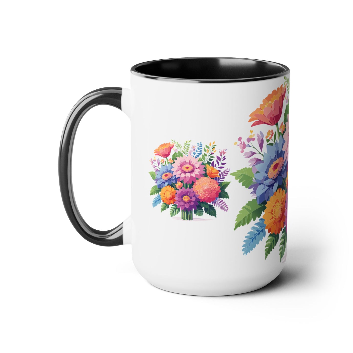 Floral Mug, Floral Cup