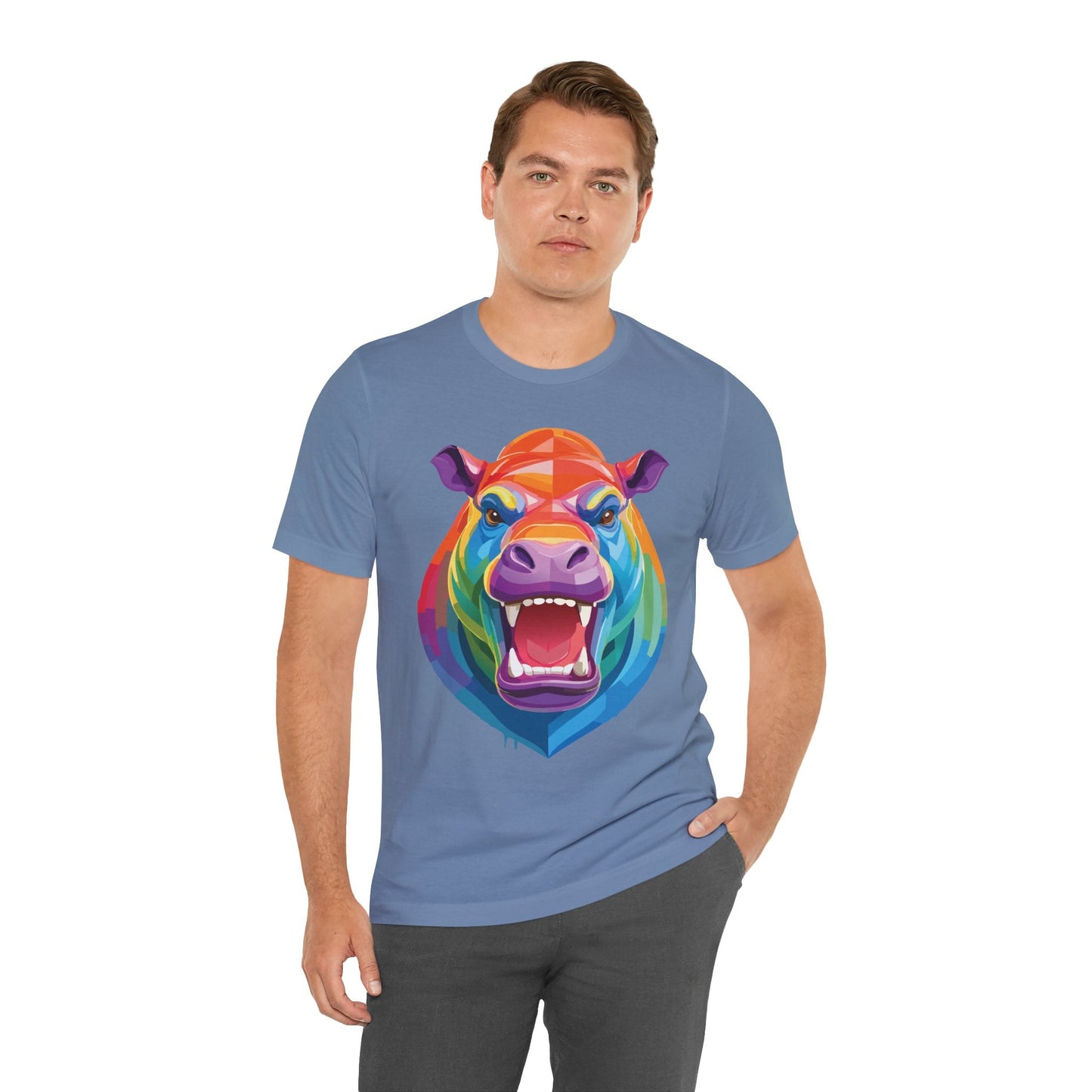Unisex Animal Shirt with Animals Graphic Tee Art Design Wild Animals Shirt Tee for Everyone
