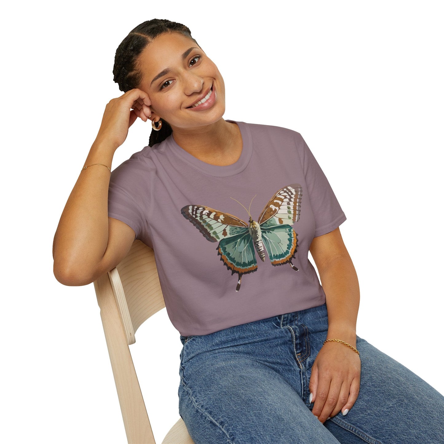 Butterfly Monarch Shirt Unisex Gildan Softstyle 64000 T Shirt 100 Percent Cotton