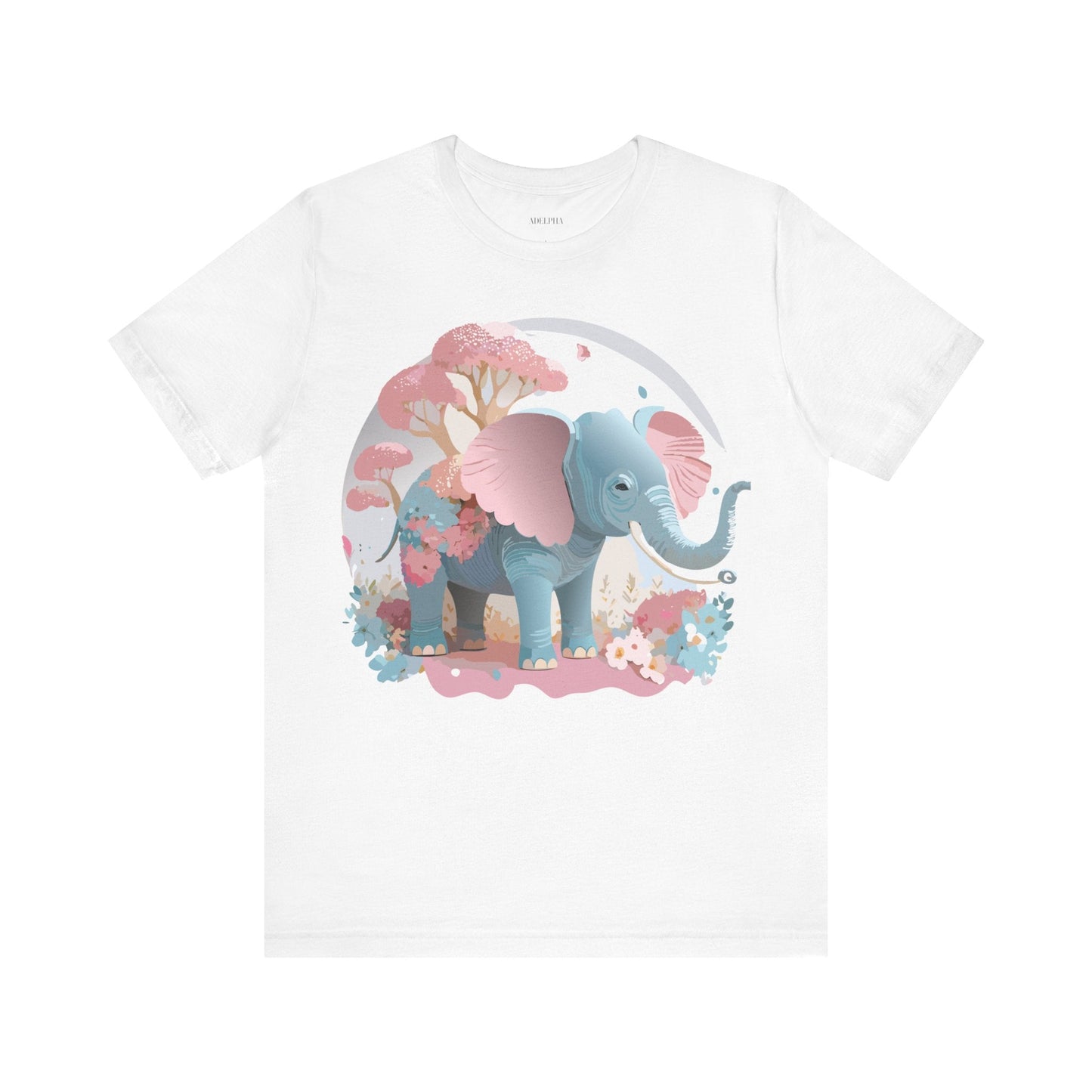 Elephant Graphic T Shirt Unisex By Adelpha Vintage Inspired Art Design Tee Premium Quality Cotton