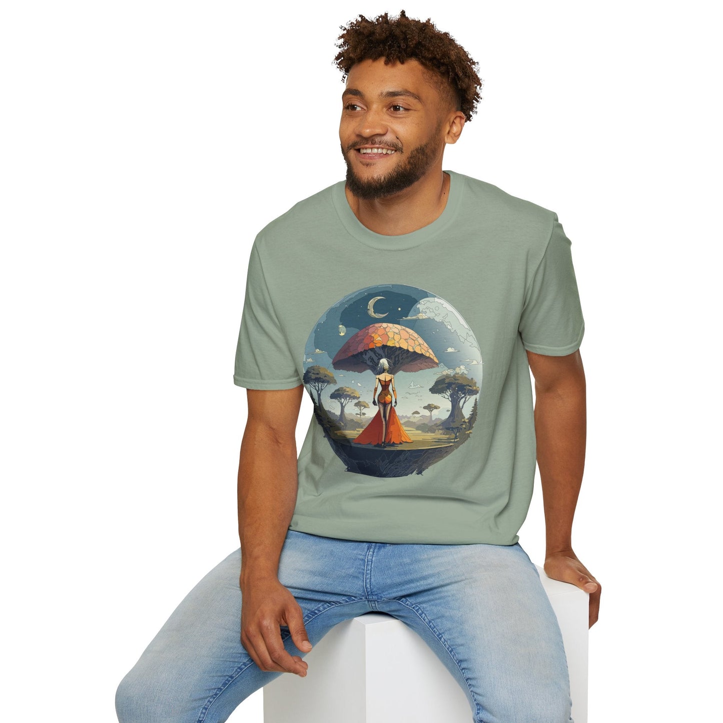 Womens Graphic T Shirts Art Design Shirt Softstyle Casual Tee 64000 Gildan Ring Spun Cotton
