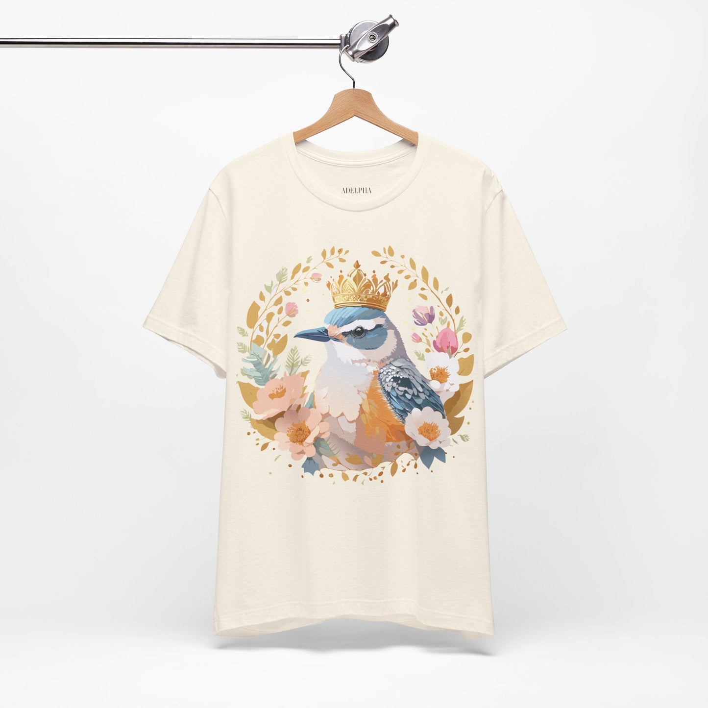 Medallion Graphic Unisex 100 Cotton Vintage Animal Medal Artwork Tee 33